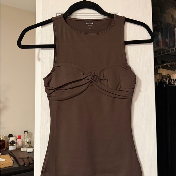 Aritzia Tops - Aritzia Chocolate Brown Tank Top